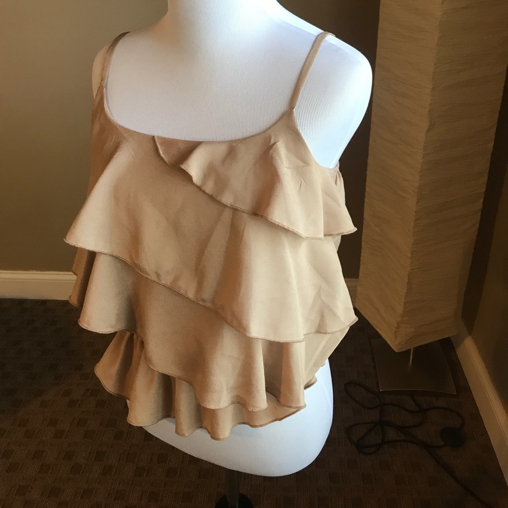 Beige Polyester Top - image 8